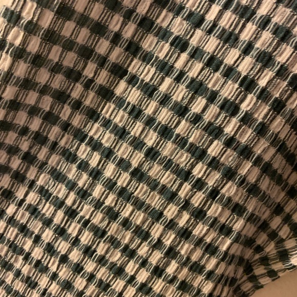 Stretchy gingham turtle neck from Australian brand Permanent Vacation. - Picture 4 of 5